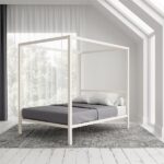 Mifflinville Canopy Bed | Modern canopy bed, Metal canopy bed .
