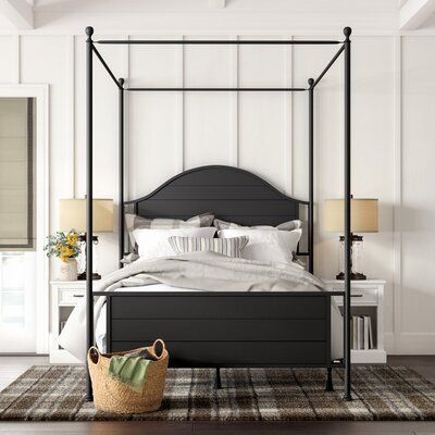 Pin by Mallory Sweeney on Home | Canopy bed, Metal canopy bed .