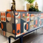 Buy Mid Century Modern Retro Sideboard TV Unit Upcycled Online in .