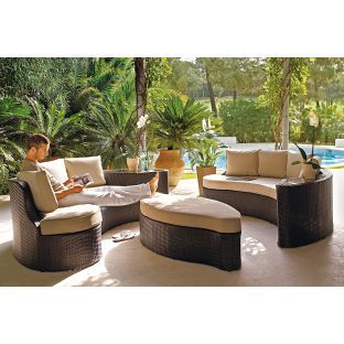 Buy Rattan Effect 6 Seat Patio Sofa Set - Express Delivery - Your .