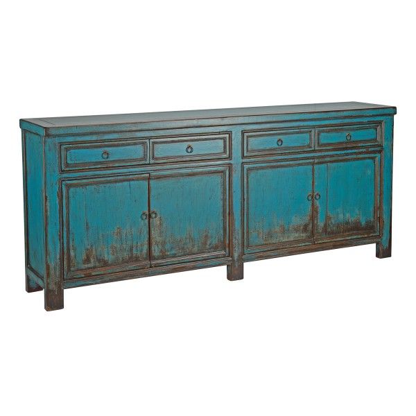 Libbit 4Dwr 4Dr Sideboard Antique Blue - Cabinets - Furniture .