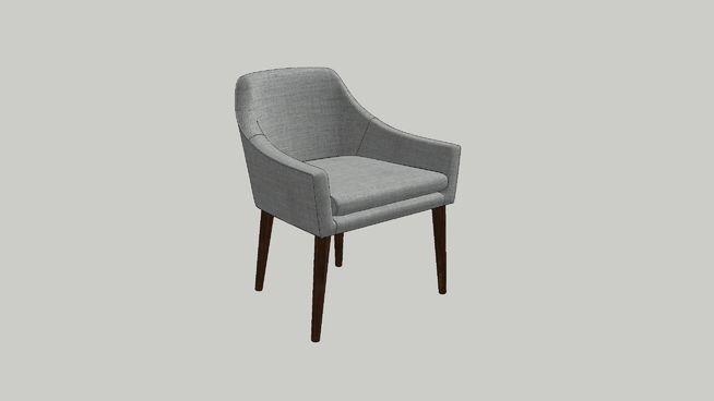 Large preview of 3D Model of Luca Chair | Chair, Furniture, Modern .