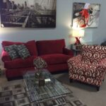Red sofa and accent chair | Living room furniture, Furniture .