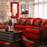 Decorating: Using Color at Home - Home is Here | Red living room .
