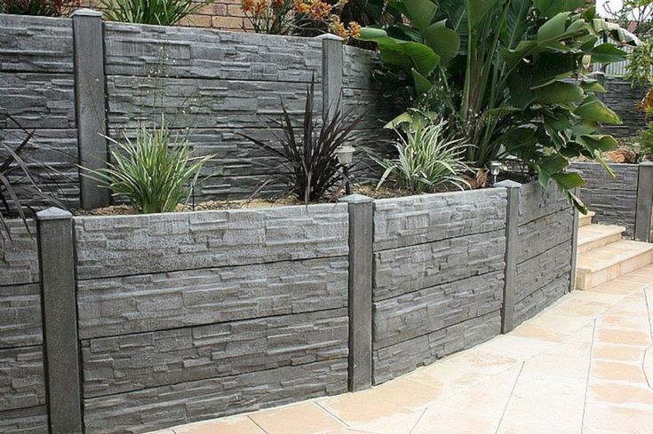 25+ Best Concrete Retaining Wall Inspiration To Make Your Backyard .