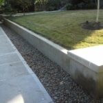 Image result for scored concrete path low retainer wall | Concrete .