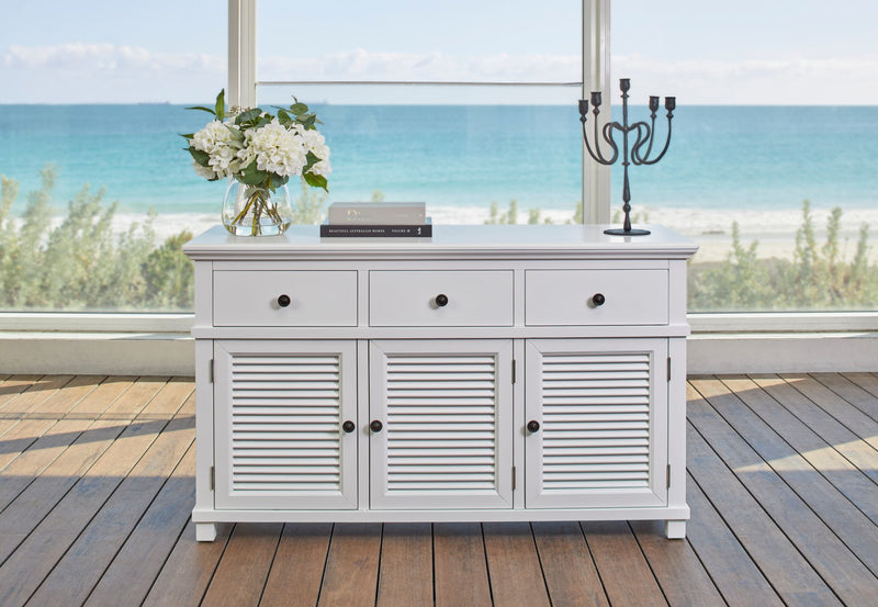 Buy Long Beach 3 Drawer 3 Door Sideboard in Perth - Hamptons Style .