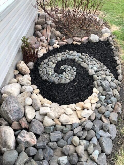 How to Design a Spiral Rock Garden — Della Reside | Rock garden .