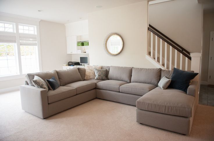 York Sofas with Chaise - Modern Living Room Furniture - Room .