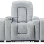 Rory 5-Piece Dual-Power Reclining Home Theater Sectional .