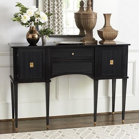 Storage Furniture - Taller than a traditional sideboard, our black .