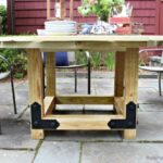 DIY: How to Build a Round Outdoor Dining Table | Outdoor dining .