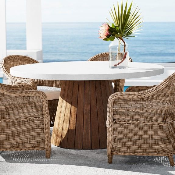 Timeless And Stylish Round Outdoor Table