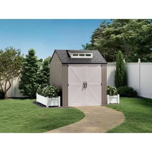 Rubbermaid 7 ft. x 7 ft. Storage Shed 2119053 - The Home Depot .