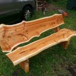 Live edge park bench by John Mabry | Wood bench outdoor, Wood .