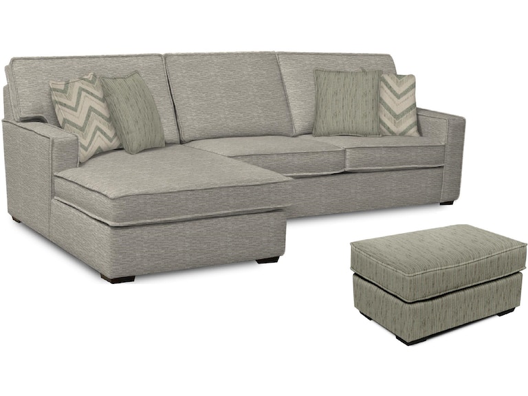 Clearance England Lyndon Sofa Chaise & Ottoman is available in the .