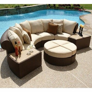 Semi-circle Sectional | Sectional patio furniture, Outdoor .