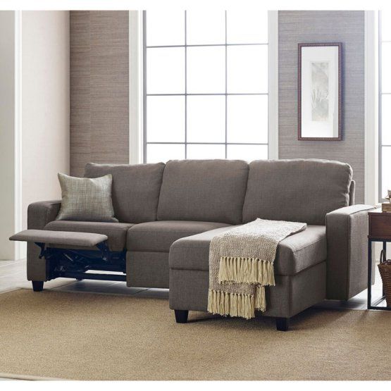 Serta Palisades Reclining Sectional with Storage Chaise | Sofas .