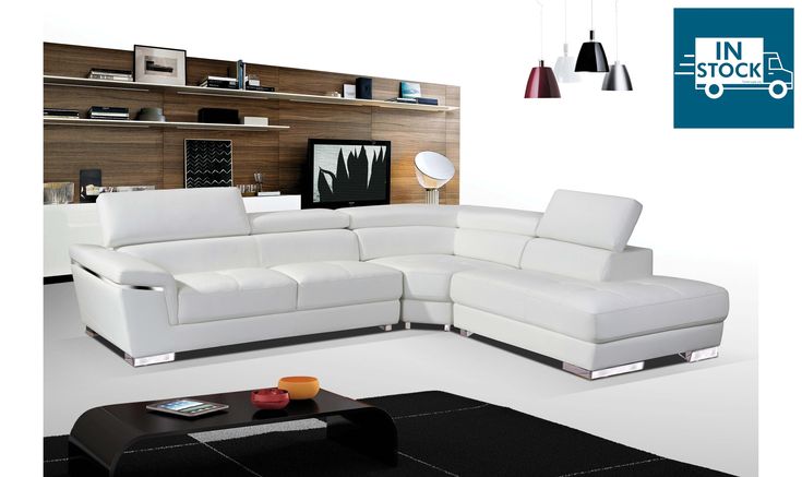 Mendola Sectional | Contemporary living room sectional, Genuine .