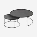 Round Tray Nesting Coffee Table Set/2 -More Options | Couchtisch .
