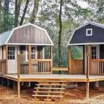 The 'We-Shed' Is a Dual Shed For Him and Her With a Conjoined Deck .