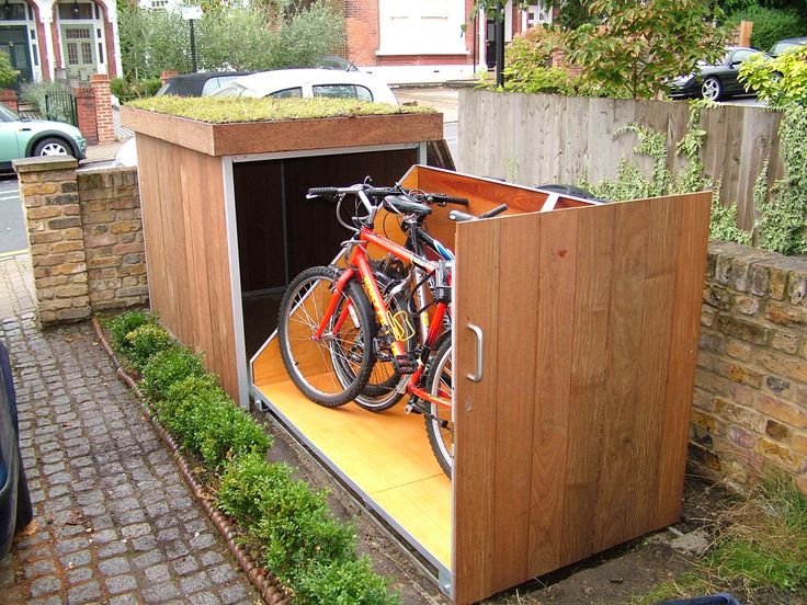 Bike storage | Backyard storage, Bike storage, Outdoor bike stora
