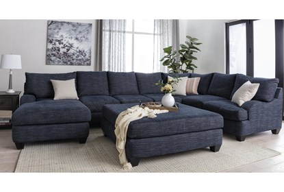 Sierra Down III Chenille Modular 3 Piece 157" Sectional With Right .