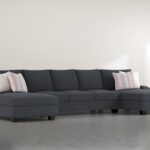 Sierra Down III Chenille Modular 3 Piece 156" Sectional With .