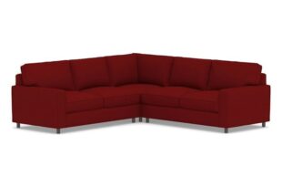 PB Comfort Square Arm Upholstered 3-Piece L-Sectional | Corner .