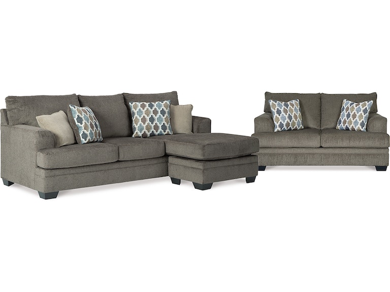 Signature Design by Ashley Living Room Dorsten Sofa Chaise and .