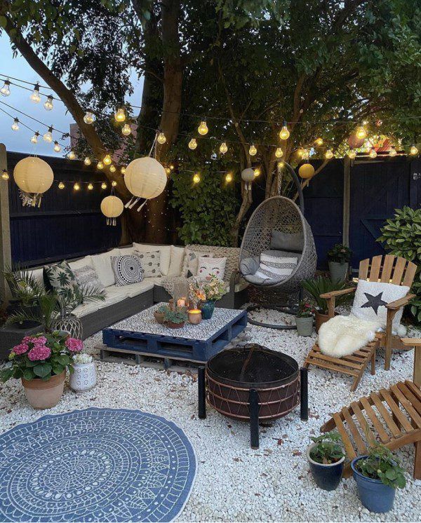 Awesome And Cozy Simple Backyard Ideas