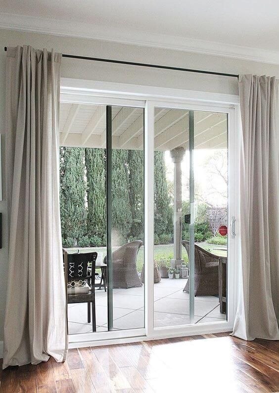 25+ Best Patio Door Curtain Ideas & Designs - Window Dressing .