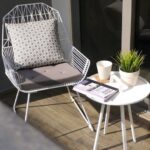 Modern outdoor chair | Balcony furniture, Small patio furniture .