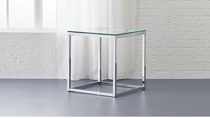 smart glass top side table | Modern side table, Glass top side .