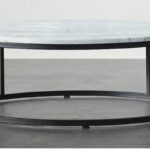 Smart Round Marble Top Coffee Table + Reviews | CB2 | Black marble .