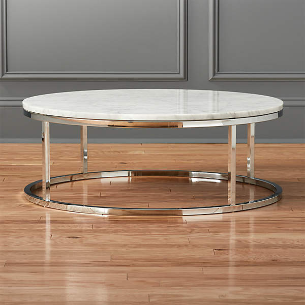 Smart Round Marble Top Coffee Table + Reviews | C