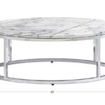Smart Round Marble Top Coffee Table + Reviews | CB2 | Marble .