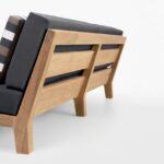The elegant Banyan armless sofa | Wooden sofa, Sofa frame, Wooden .