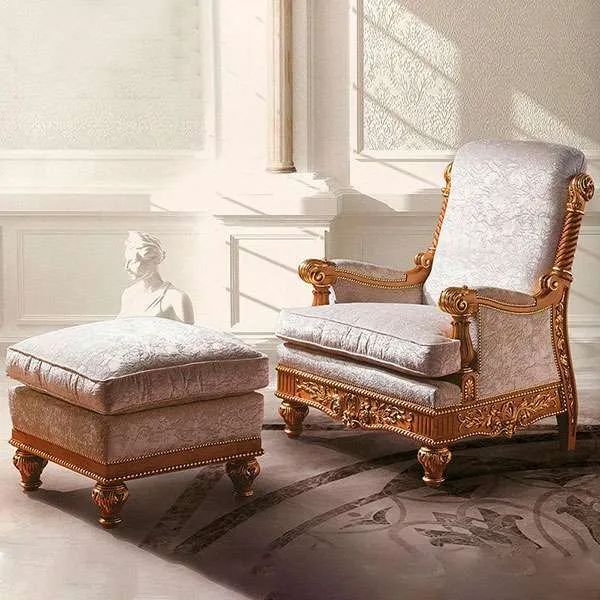 Custom Luxury single sofa chair with leg rest 8880 | Luxury single .
