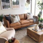 Roar & Rabbit™ Pleated Swivel Chair | Leather sofa living room .