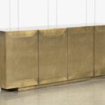Aged Brass Sideboard | Brass sideboard, Furniture design chair .