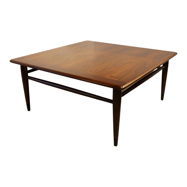 Circa 1960 Mid-Century Modern Square Coffee Table or Corner Table .
