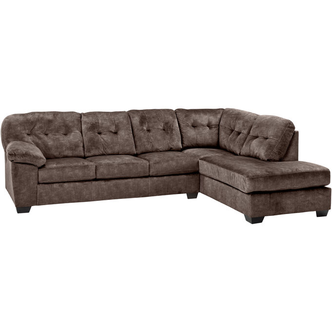 Bellows Right Chaise Sectional | Living Rooms | Slumberla