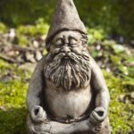 Fred- the meditating gnome | Stone garden statues, Gnome garden .