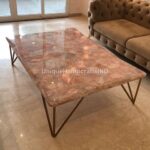 Natural Rose Quartz Agate Coffee Table Agate Coffee Table - Etsy .