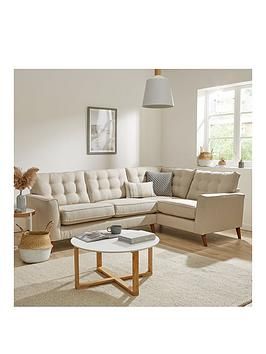Magnus Right Hand Corner Fabric Sofa in 2023 | Cosy living room .