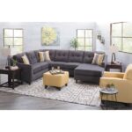 Sydney Gray 3 Piece Sectional | Furniture, Grey sectional, 3 piece .
