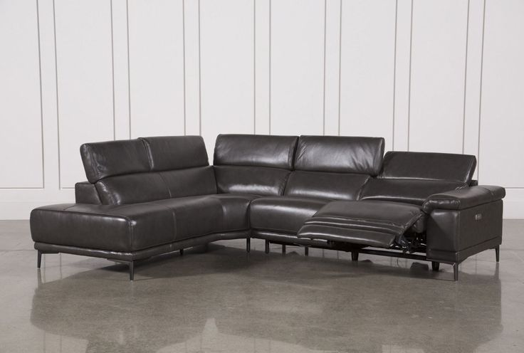 Tatum Dark Grey 2 Piece Sectionals With
  Laf Chaise