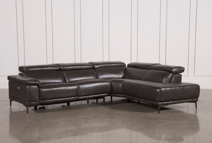 Tatum Dark Grey 116" 2 Piece Sectional with Right Arm Facing .