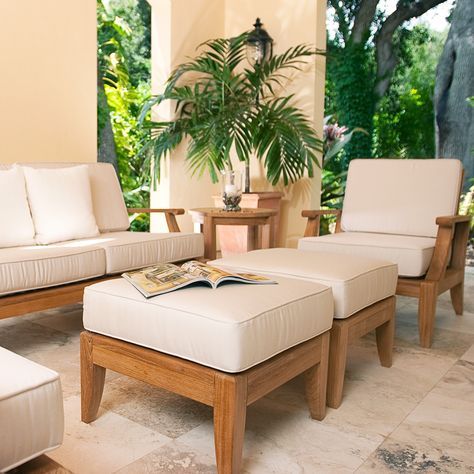 Laguna 7 pc Sofa Set | Westminster Teak | Teak outdoor furniture .